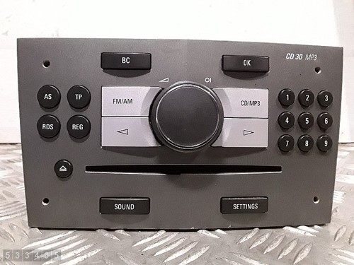 2007 opel zafira auto radio - zafira,